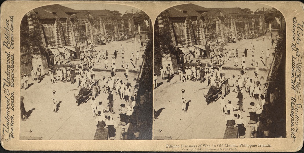 Filipino Prisoners of War, in Old Manila, Philippine Islands.